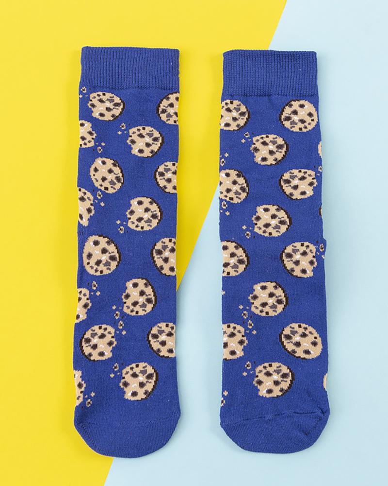 

Fruit / Graphic / Letter Print Socks, Style1