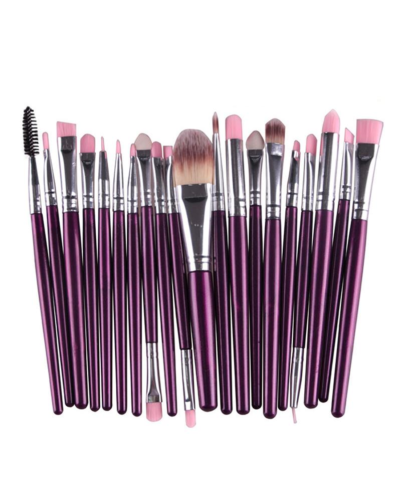 

Handle Makeup Brush Set, Purple