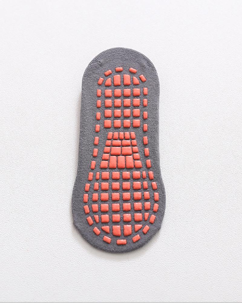 

1Pair Floor Socks Silicone Non Slip Socks, Gray
