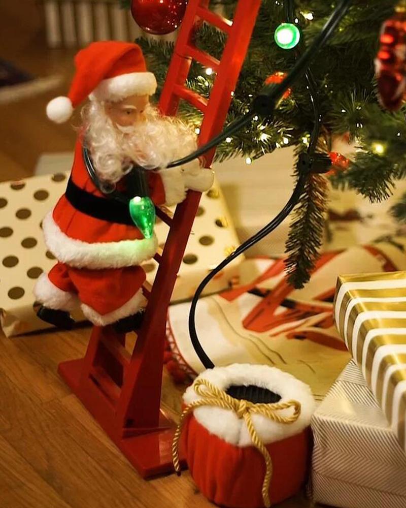 

Christmas Electric Climbing Santa- Limited Edition, Red