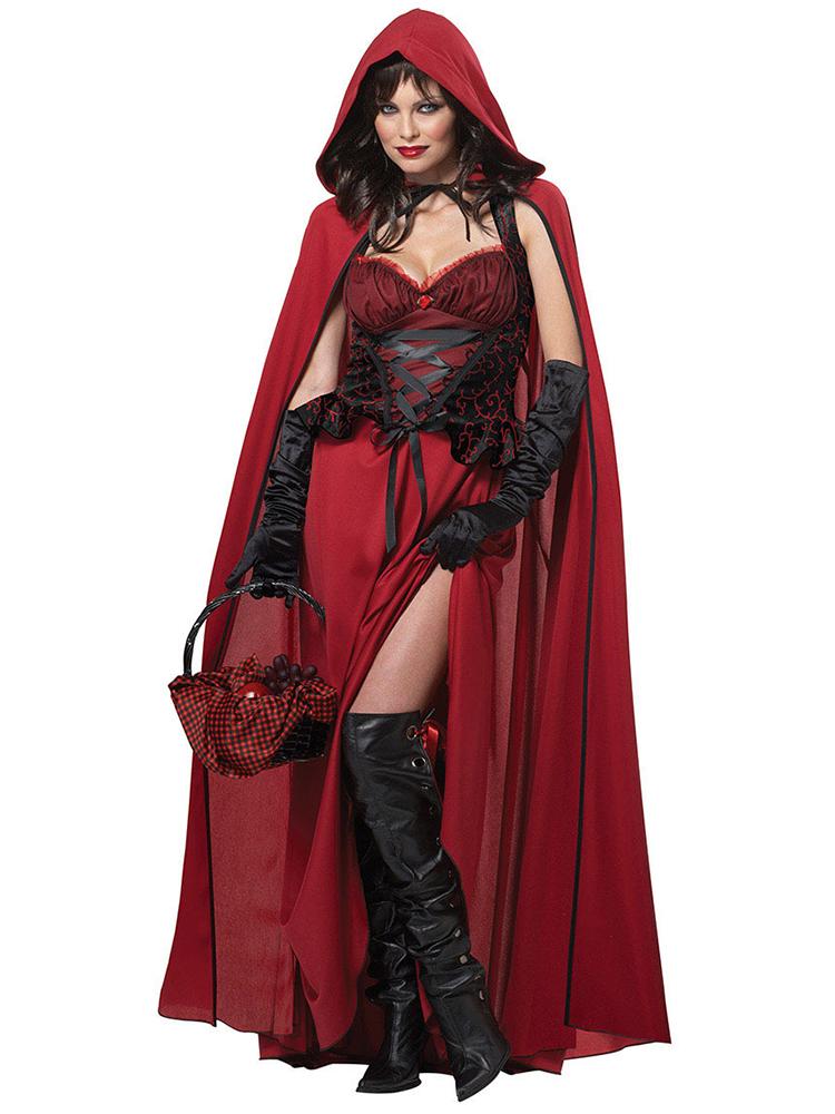 

Halloween Little Red Riding Hood Cosplay Costume Set