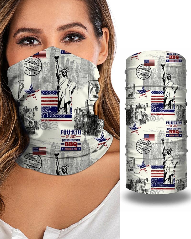 

Print Breathable Face Bandana Magic Scarf Headwrap Balaclava, Gray