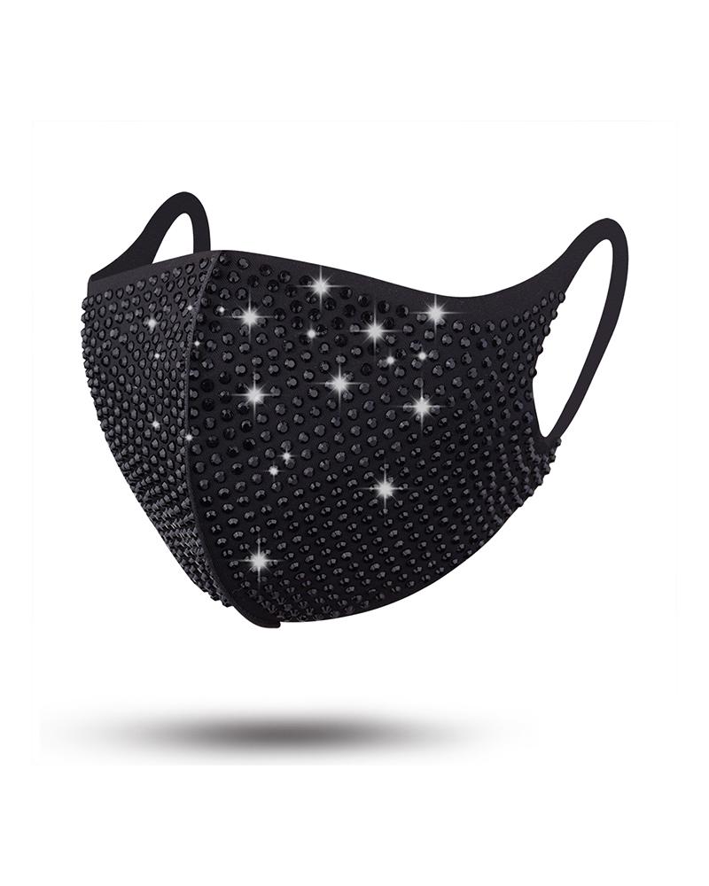

Studded Breathable Face Mask, Black