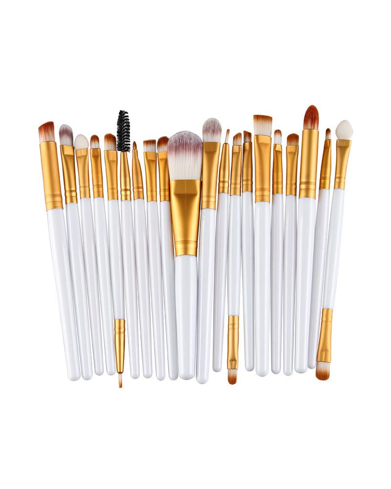 

Handle Makeup Brush Set, White