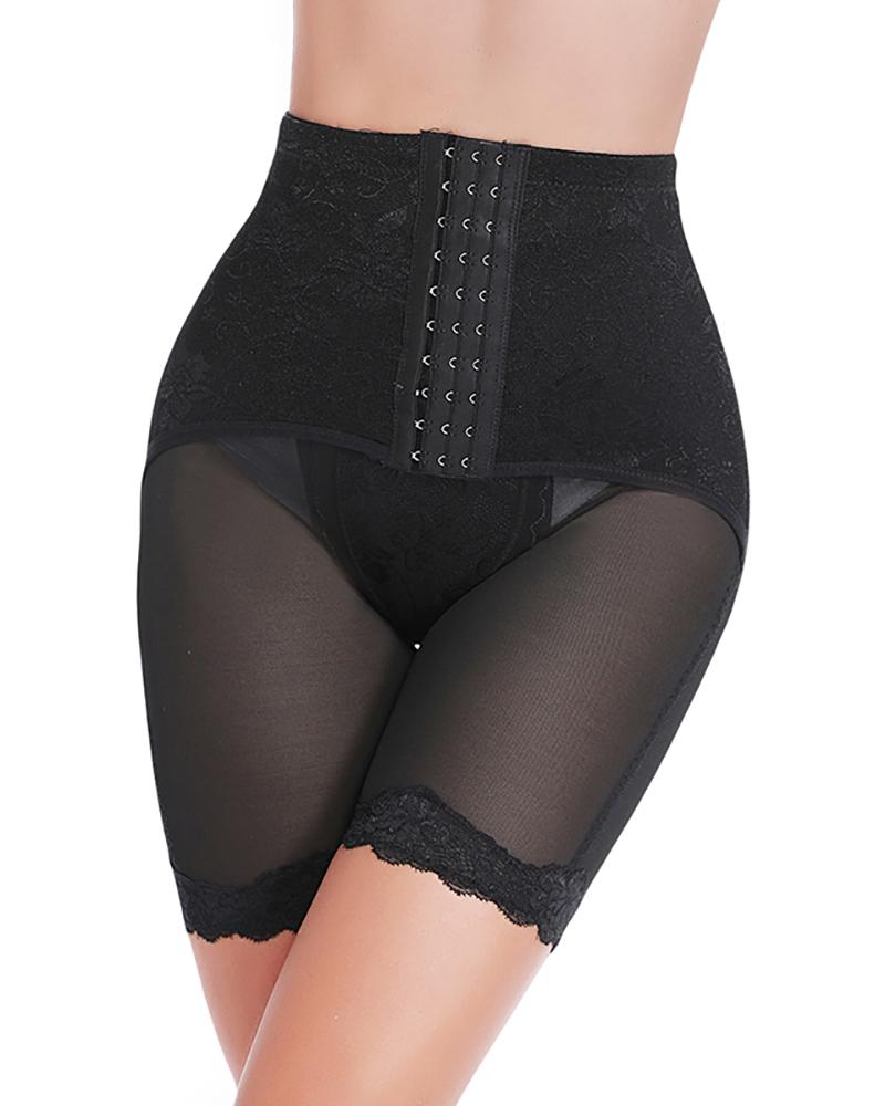 

High Waist Tummy Control Pants Slimming Underwear Butt Lifter Shapewear, Black