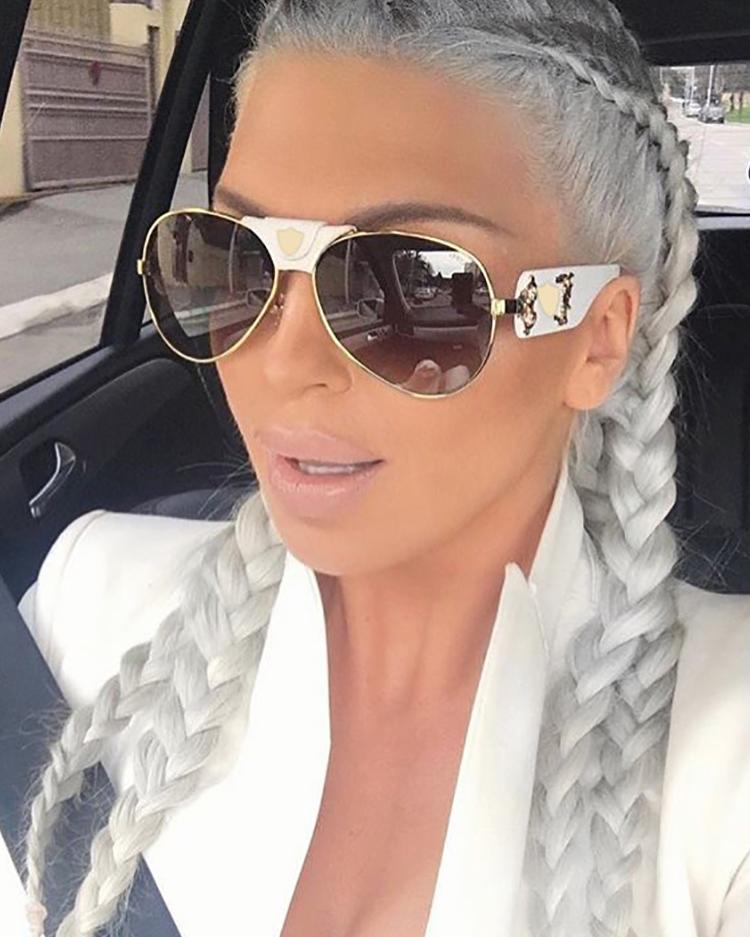 

Fashion Gradient Mirror Ultraviolet Sunglasses