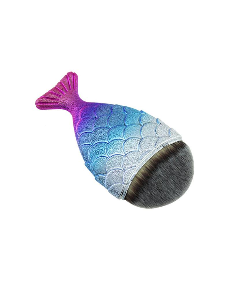 

1PCS Mermaid Handle Makeup Powder Brush, Style1