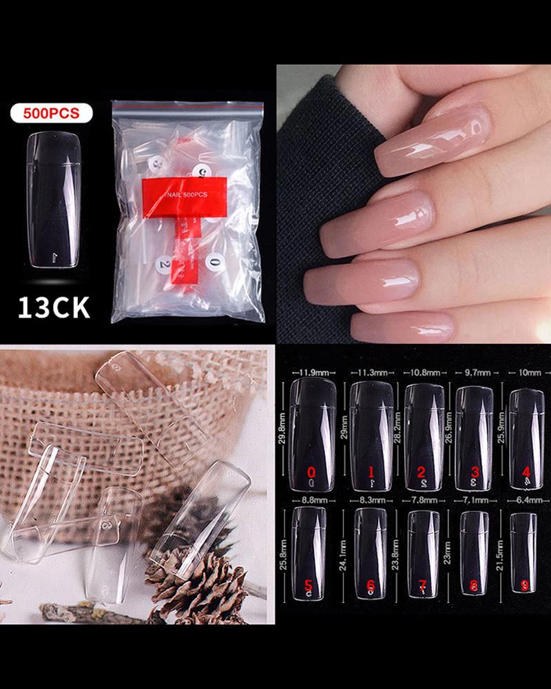 

Clear False Nails, Style7