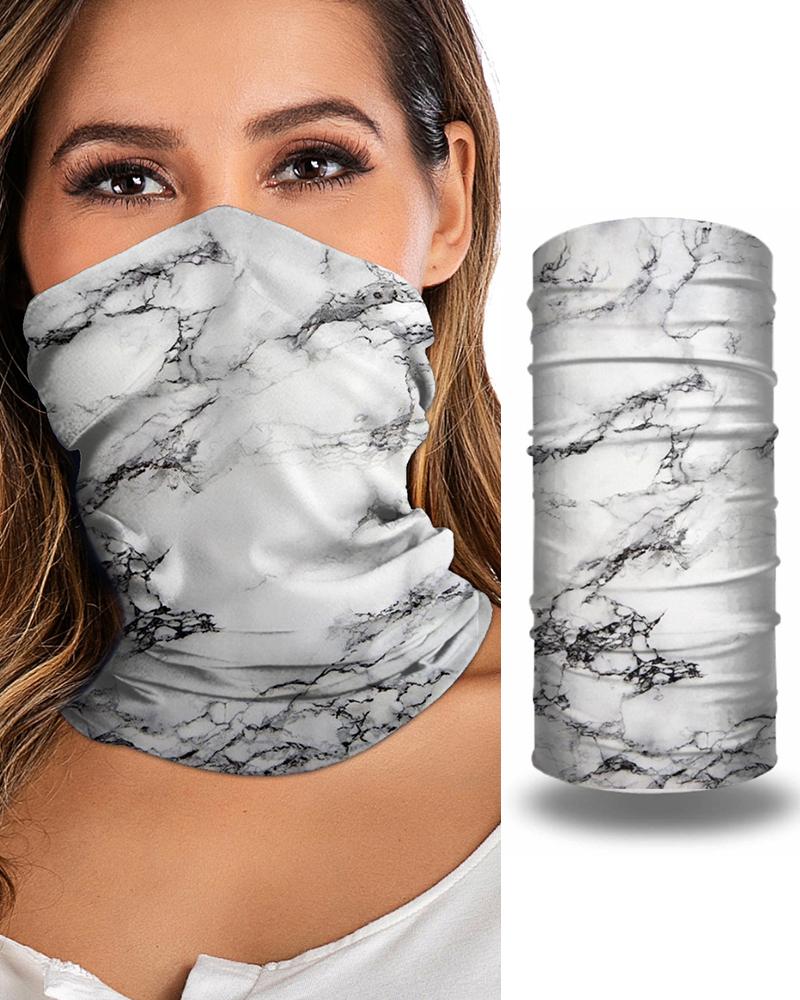 

Leaf Flamingo Print Breathable Face Bandana Magic Scarf Headwrap Balaclava, Gray