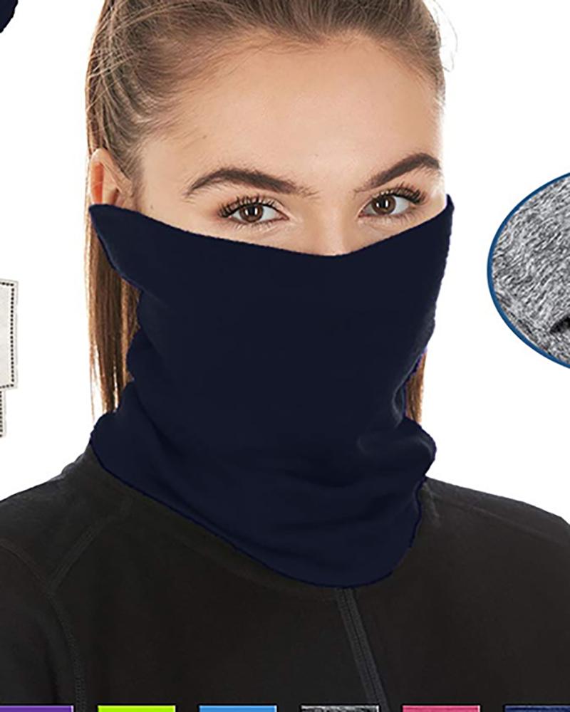 

Breathable Face Bandana Magic Scarf Headwrap Balaclava With 15PCS Replaceable Filter, Dark blue