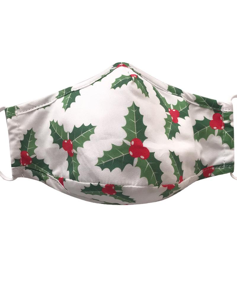 

Christmas Print PM2.5 Filter Face Mask, Style9