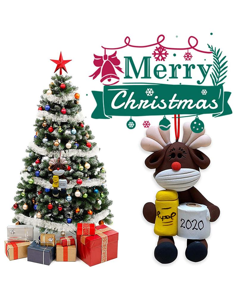 

2020 Christmas Cartoon Hanging Trees Ornaments, Style1