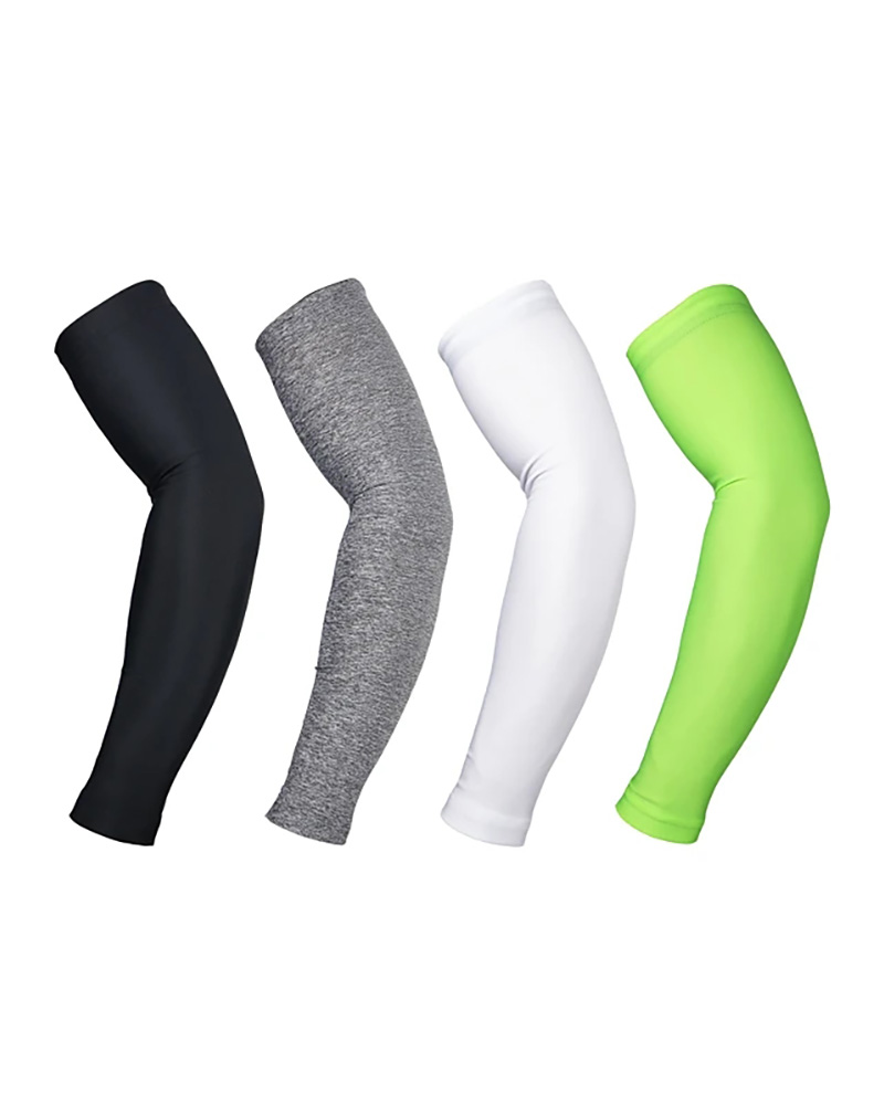 

Breathable Compression Lightweight Sunscreen Bike Cycling Armwarmer Sleeve, Gray