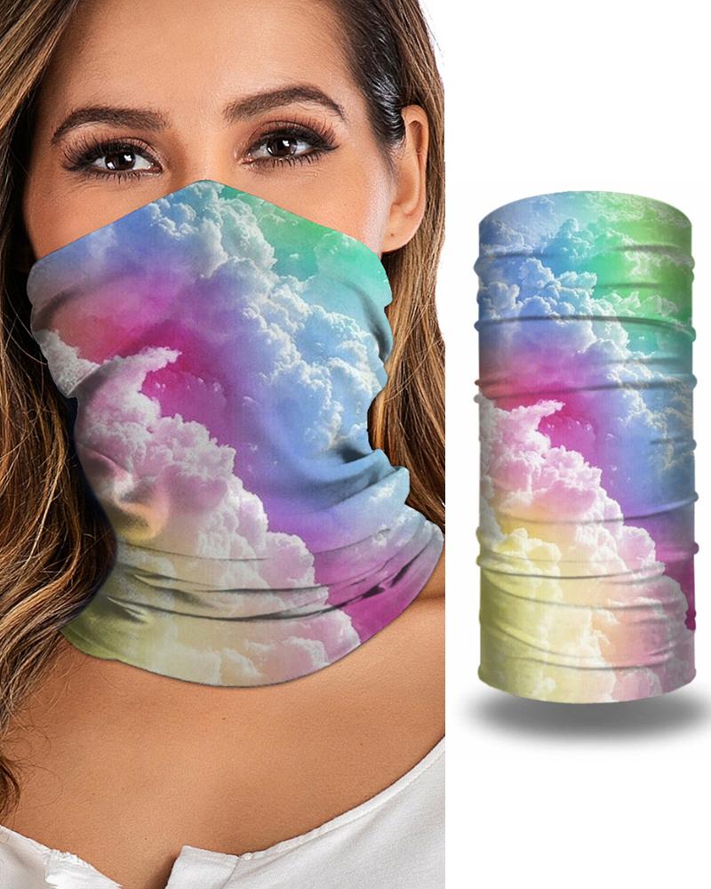 

Print Breathable Face Bandana Magic Scarf Headwrap Balaclava, Multicolor