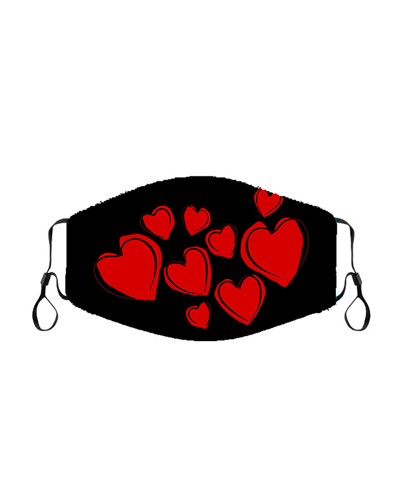 

Valentine's Day Breathable Face Mask, Style6